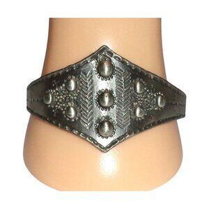 Vtg Lysgards Design Denmark Danish Cuff Bracelet Modernist Brutalist Steampunk